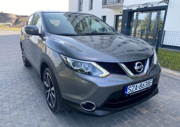 Nissan Qashqai cena 59900 przebieg: 105100, rok produkcji 2014 z Gościno małe 781